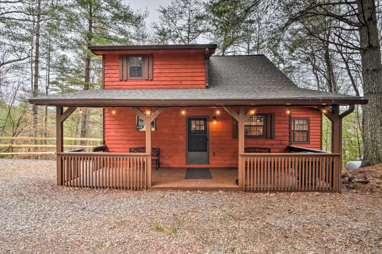 Modern Cabin With Deck In The Blue Ridge Mountains! Blairsville Exterior photo
